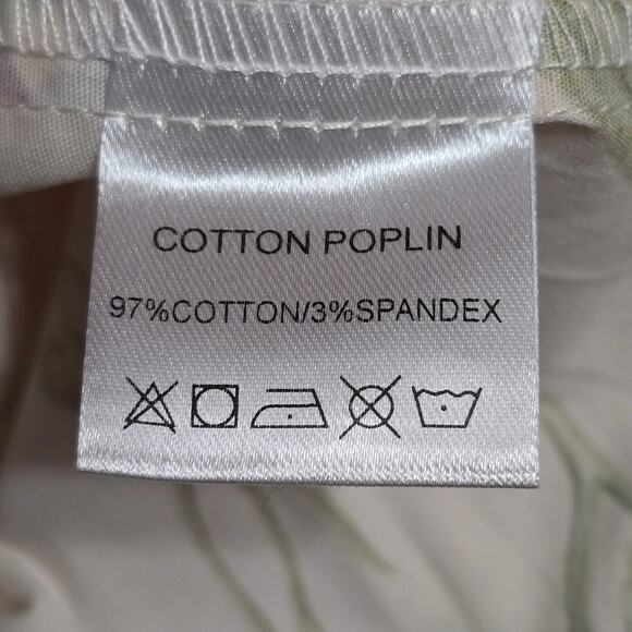 Taylor Tillman Grace Dress Frilly Smocked Flutter Sleeve Size XL Cotton Poplin - Picture 5 of 6